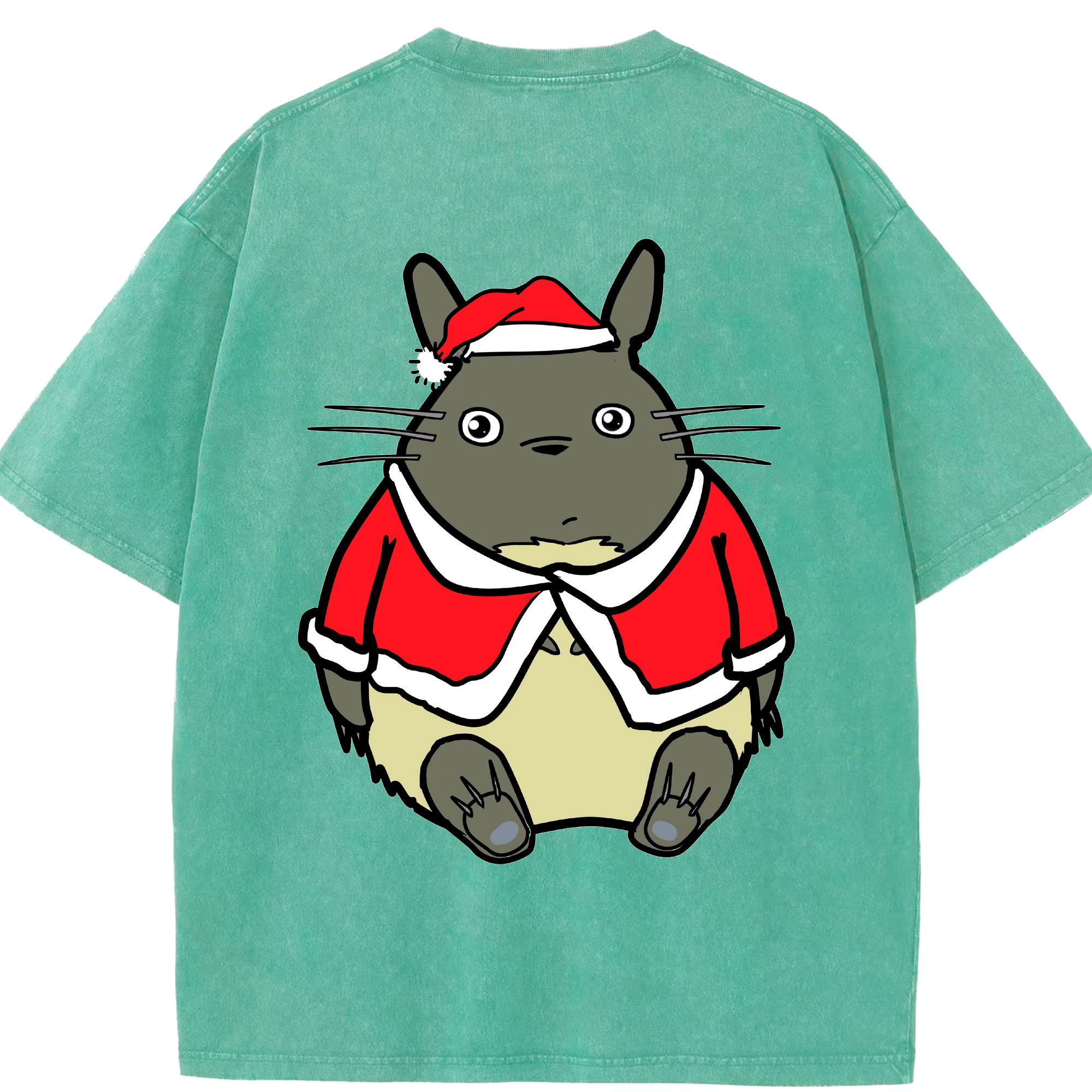 （画像用） となりのトトロ 草壁メイ 草壁サツキ My Neighbor Totoro Satsuki Kusakabe Mei Kusakabe 綿100% ヴィンテージ風 半袖Tシャツ（背面プリント）